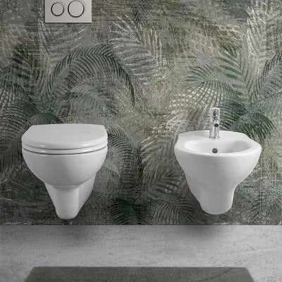 Copriwater originale serie Domus bianco lucido in termoindurente