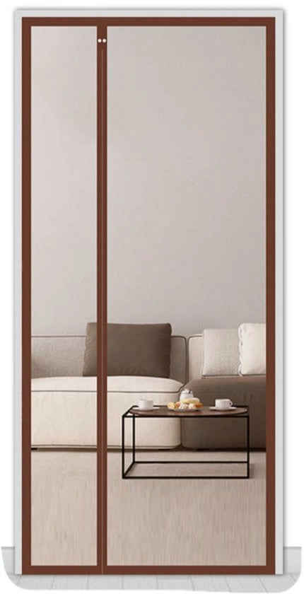 Porta finestra a molla magnetica - 120*200cm - Antizanzare - Senza perforazione necessaria - Adatto per porte in legno, metallo, marmo, acciaio inox, piastrelle ceramiche e altre porte - Porta finestra antizanzare estivo - Apertura laterale