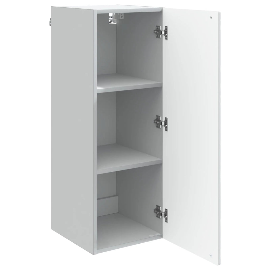 Mobiletto a muro Bianco 33 x 34,5 x 90 cm Legno ingegnerizzato 898075