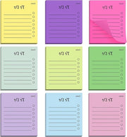 Nota adesiva trasparente - 450 pezzi per fare lista - nota adesiva orizzontale rimovibile per ufficio casa scuola riunione.