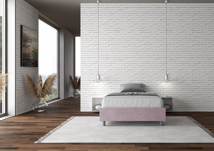 Letto Matrimoniale Francese Sommier 140x200 cm con Rete Azelia Glicine