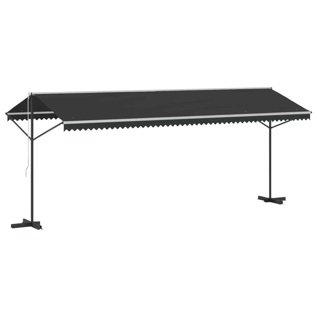 Tenda Parasole con Piedistallo 600x300 cm Antracite 145888
