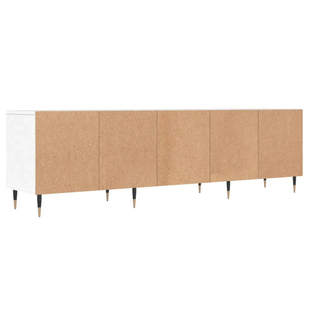 Mobile Porta TV Bianco 150x30x44,5 cm in Legno Multistrato 831260