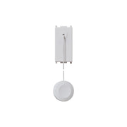 14052.Sl Pulsante 1P No 10A Tirante Silver Plana