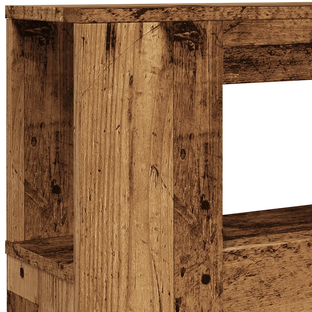 Testiera LED Legno Antico 140x18,5x103,5 cm Legno Multistrato 857686