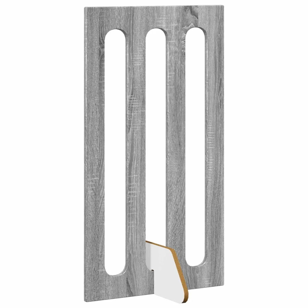 Recinto pieghevole per animali 4 pcs Sonoma grigia