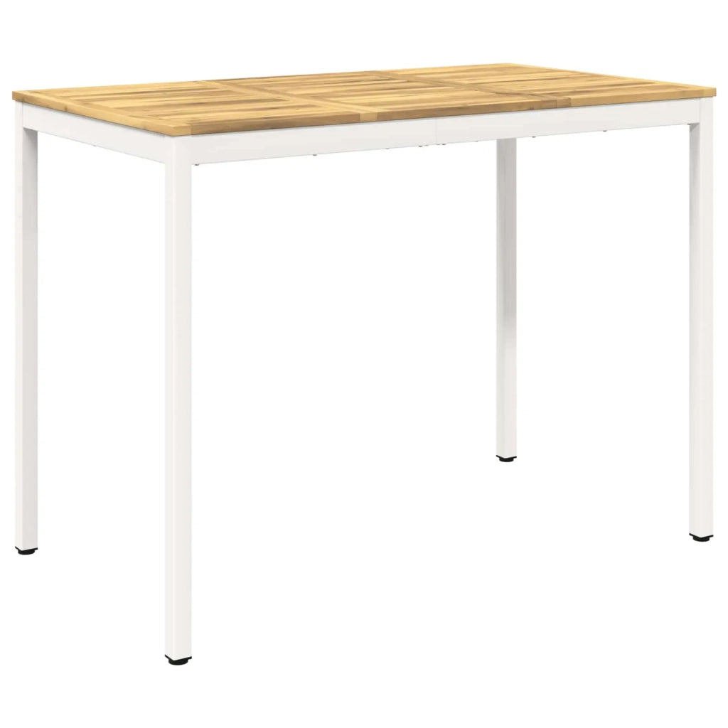 Tavolo Bar da Giardino Bianco 141 x 80,5 x 105 cm 901783