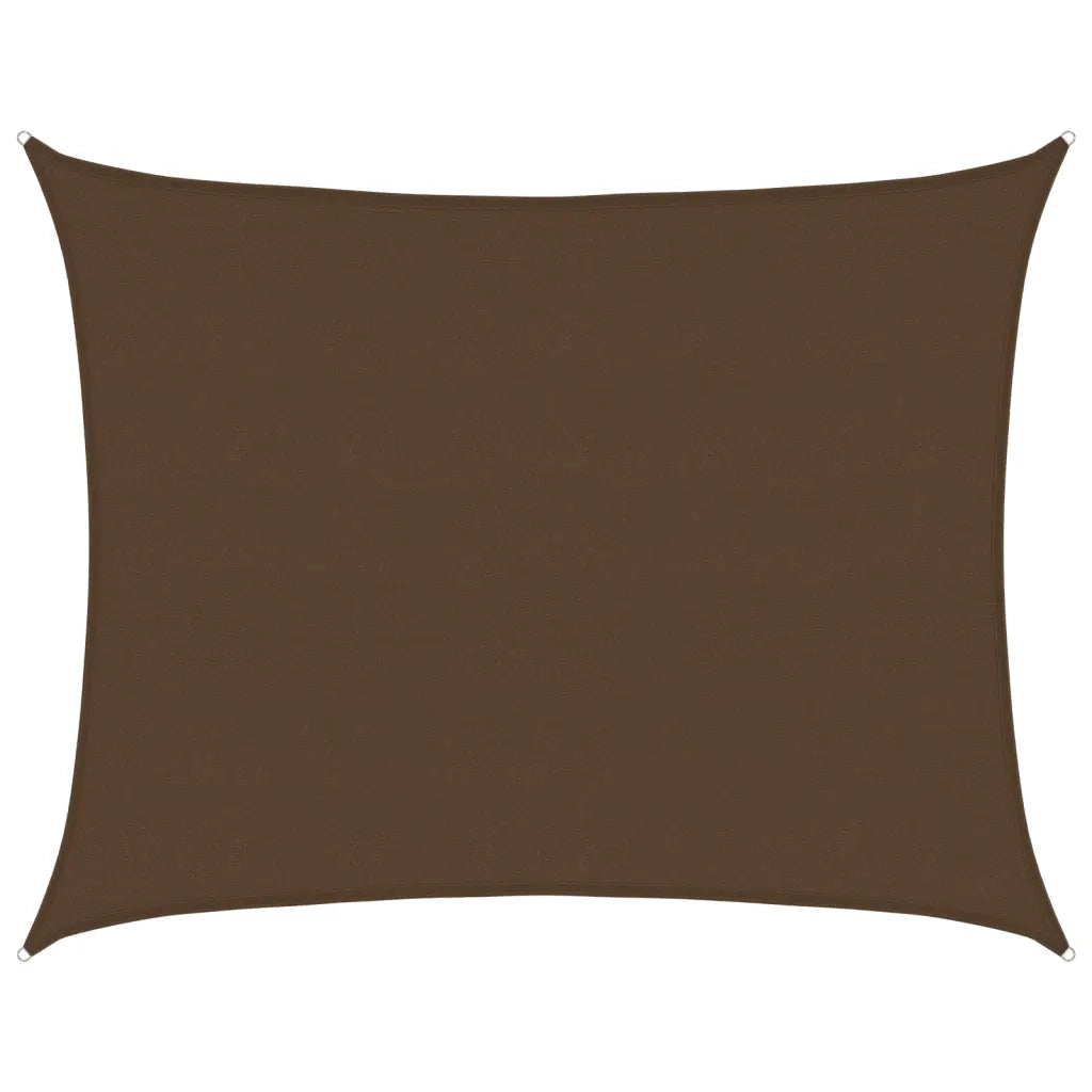 Vela Parasole-Telo Ombra-Vela Ombreggiante 160 g/m2 Marrone 6x8 m in HDPE