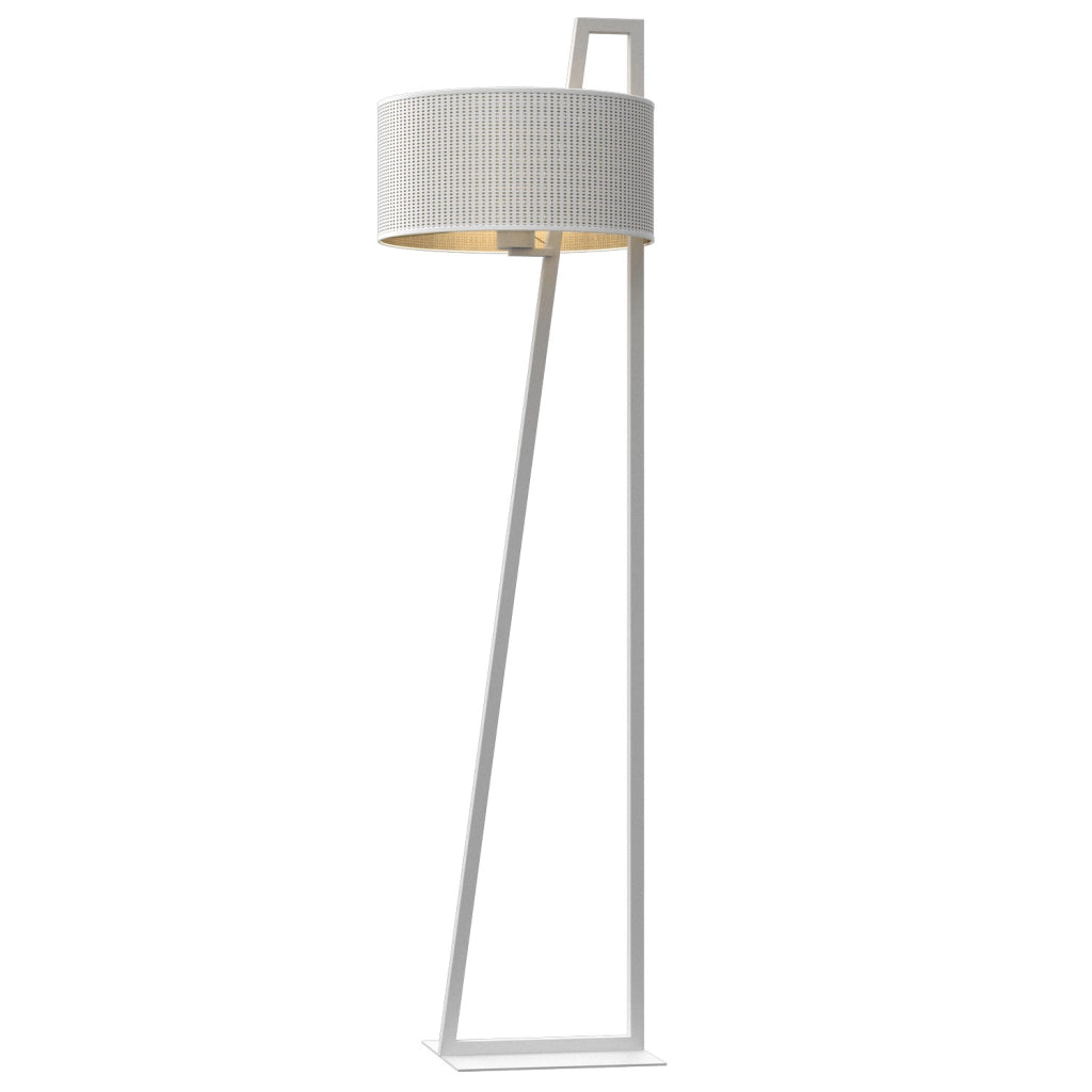 Lampada da terra geometrica Loft Shade 1xE27 bianca Luminex