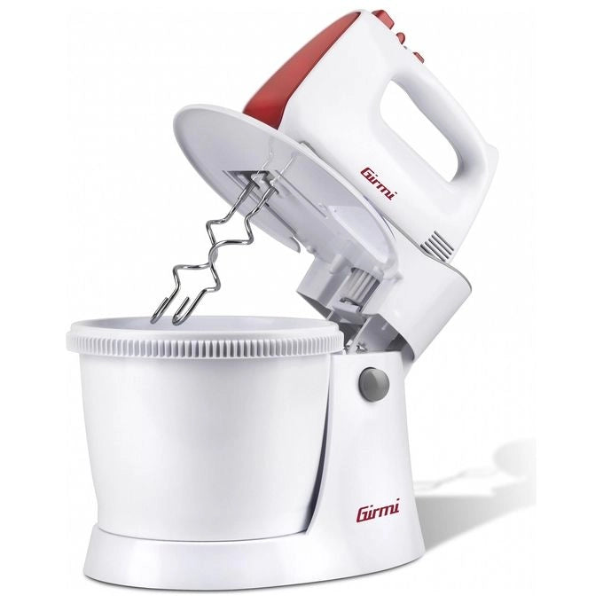 Girmi SB82 Sbattitore con base 400 W Rosso, Bianco
