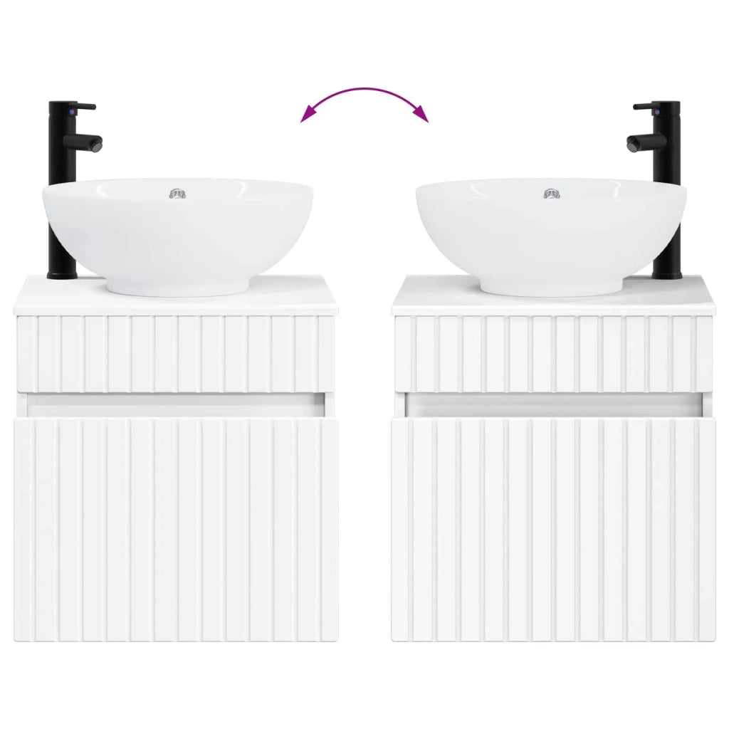 Mobile lavabo da parete Bianco 49 x 44,5 x 66,5 cm