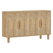 Madia Colzano, Credenza 2 Ripiani, 120x30x74h cm Marrone Rovere