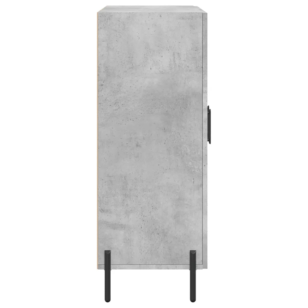 Credenza Grigio Cemento 69,5x34x90 cm in Legno Multistrato 827736