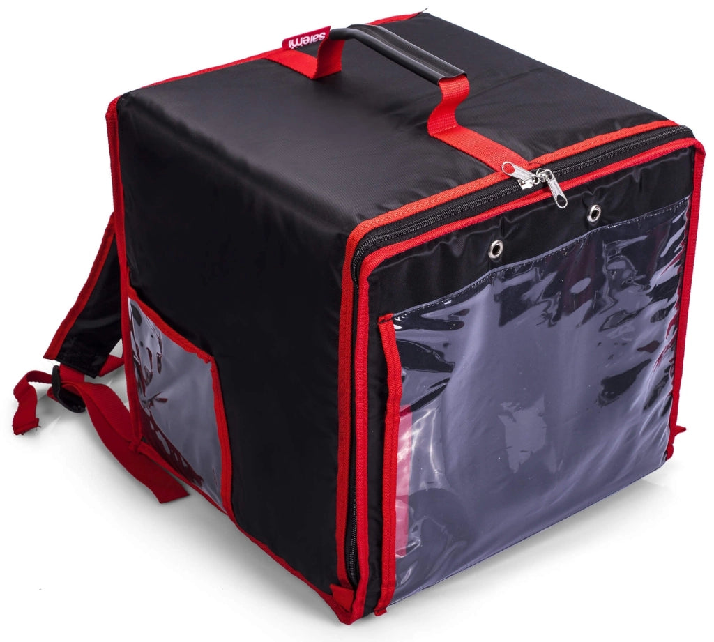 Zaino Borsa Termica Porta Pizze da asporto 10 Cartoni Safemi Fast 10 Nero