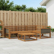 Set di divani da esterno 5 pcs Naturale
