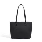 Borsa a tracolla da donna in vera pelle nera