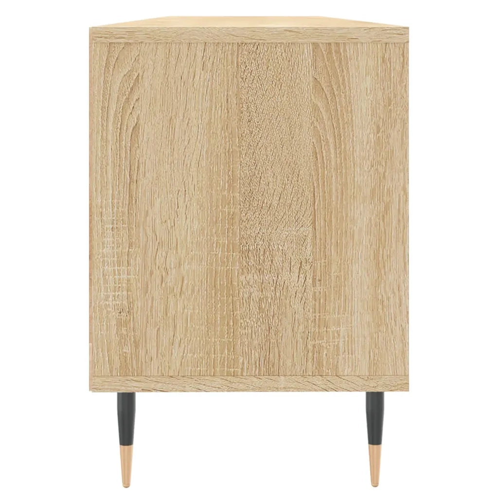 vidaXL Mobile Porta TV Rovere Sonoma 150x30x44,5 cm Legno Multistrato