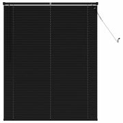 Tenda Veneziana | Tenda a lamelle Nero 150 x 110 cm 25 mm PVC