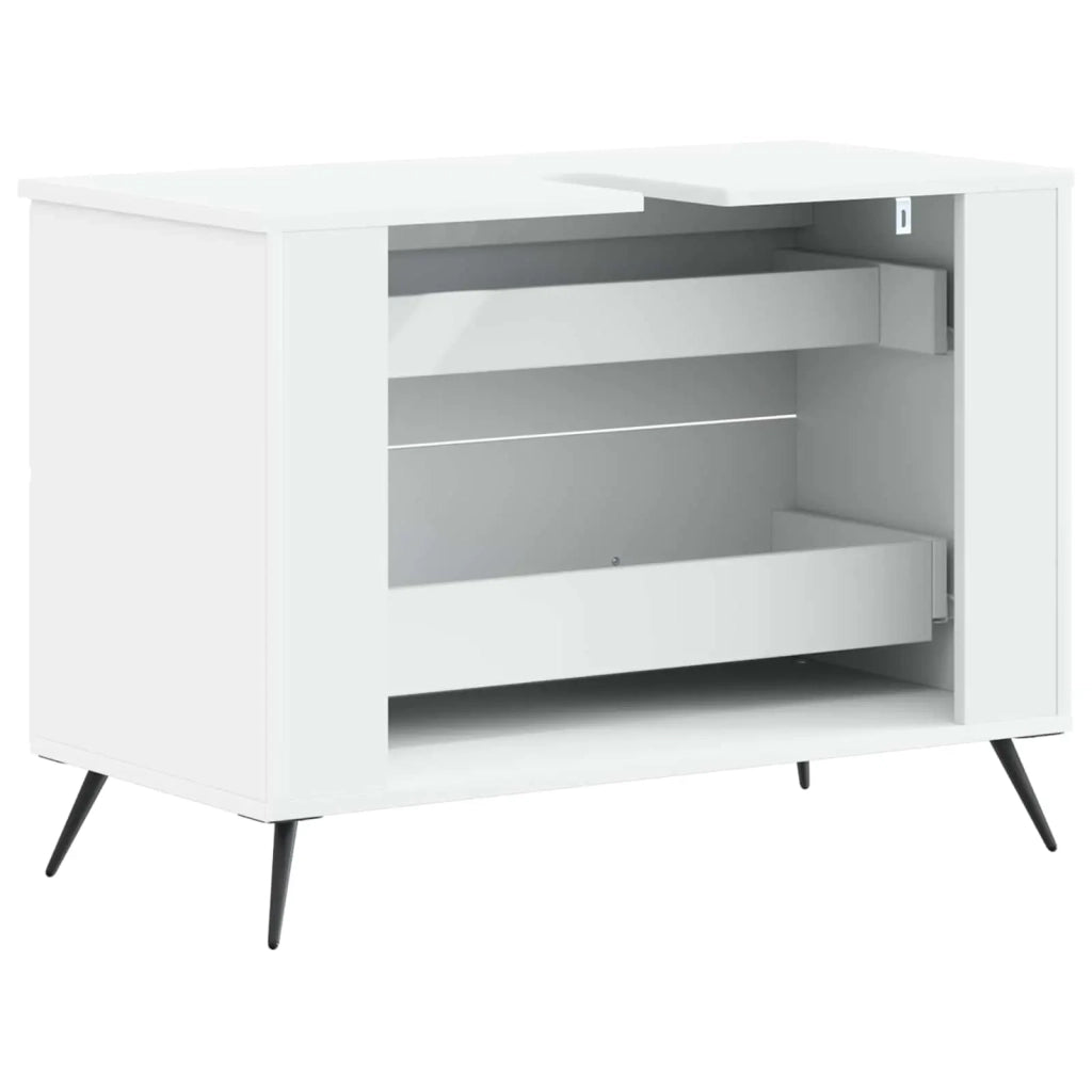 Armadio per Lavabo da Bagno BREDA Bianco 82 x 41 x 59 cm 897455
