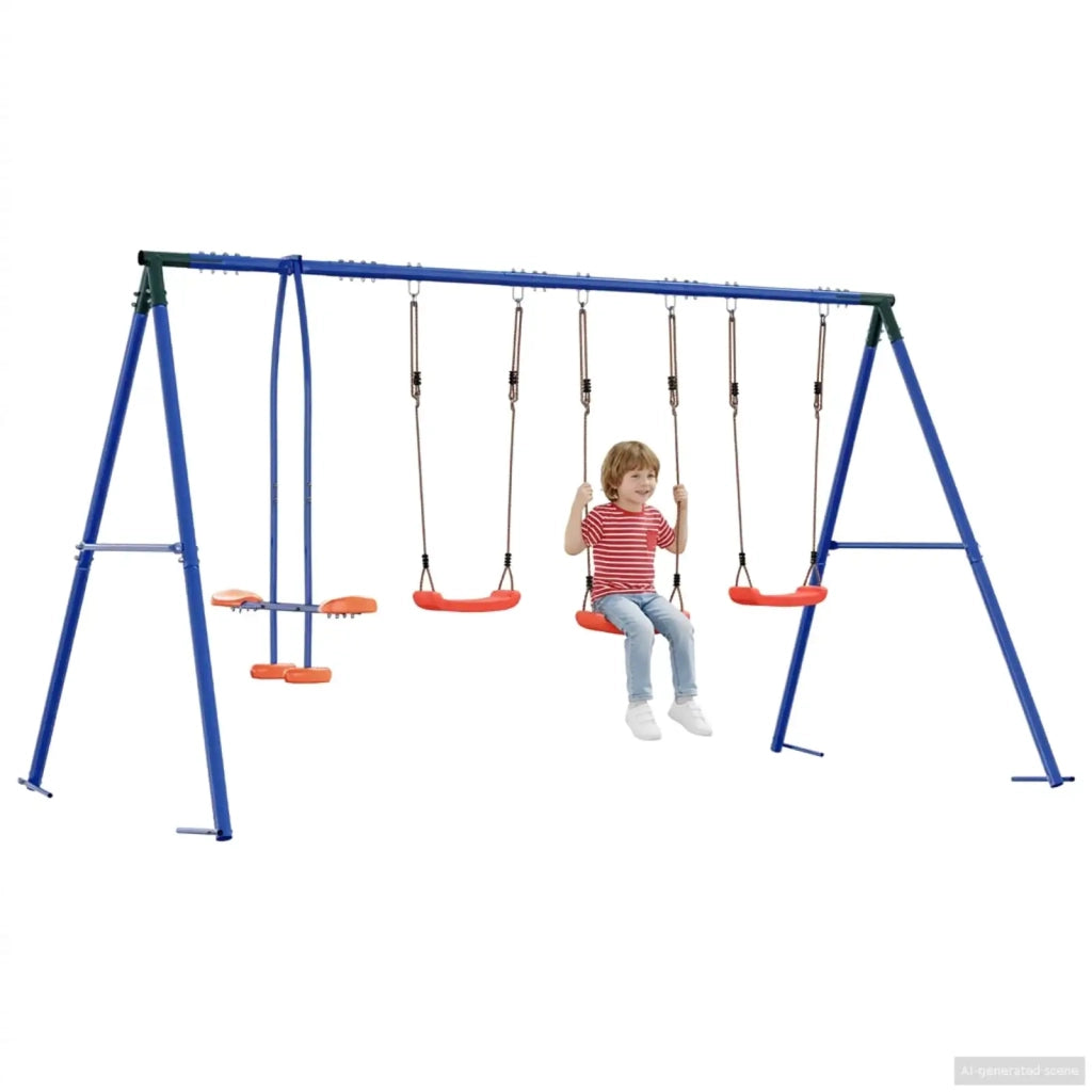 Set di Altalene per Esterni Multicolore 330 x 185 x 185 cm 3429835