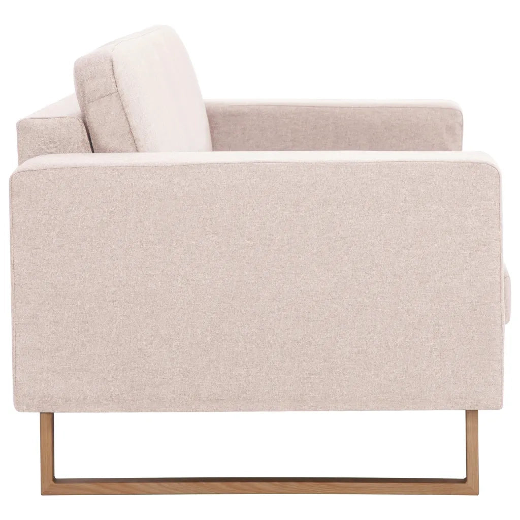 Set Divani 2 pz in Tessuto Crema 276859
