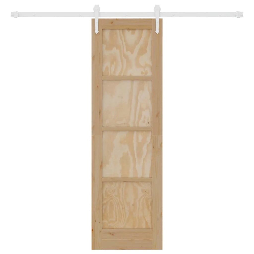 Porta scorrevole ORKDAL Naturale e Bianco 61 x 198,5 cm 3445584