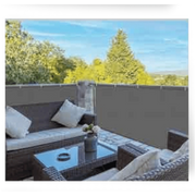 Frangivista in pvc grigio verde 90 × 300 cm
