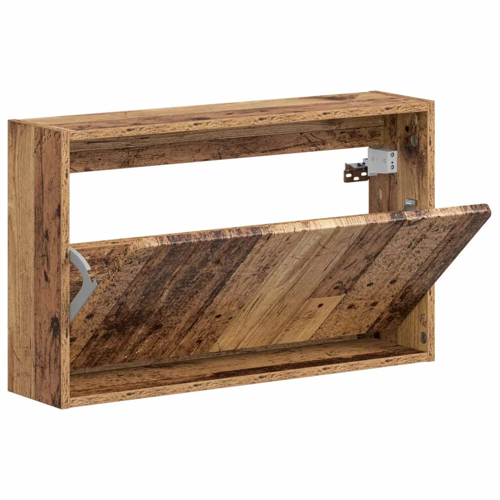 Mobiletto per Scarpe da Muro ZWOLLE 71 x 17 x 43 cm 896413
