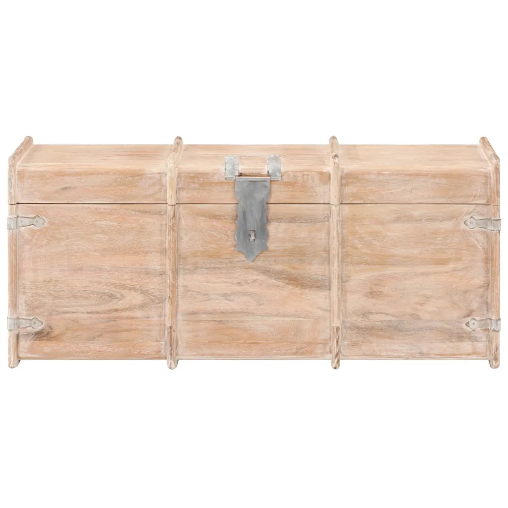 Baule 90x40x40 cm in Legno Massello di Acacia cod mxl 37168