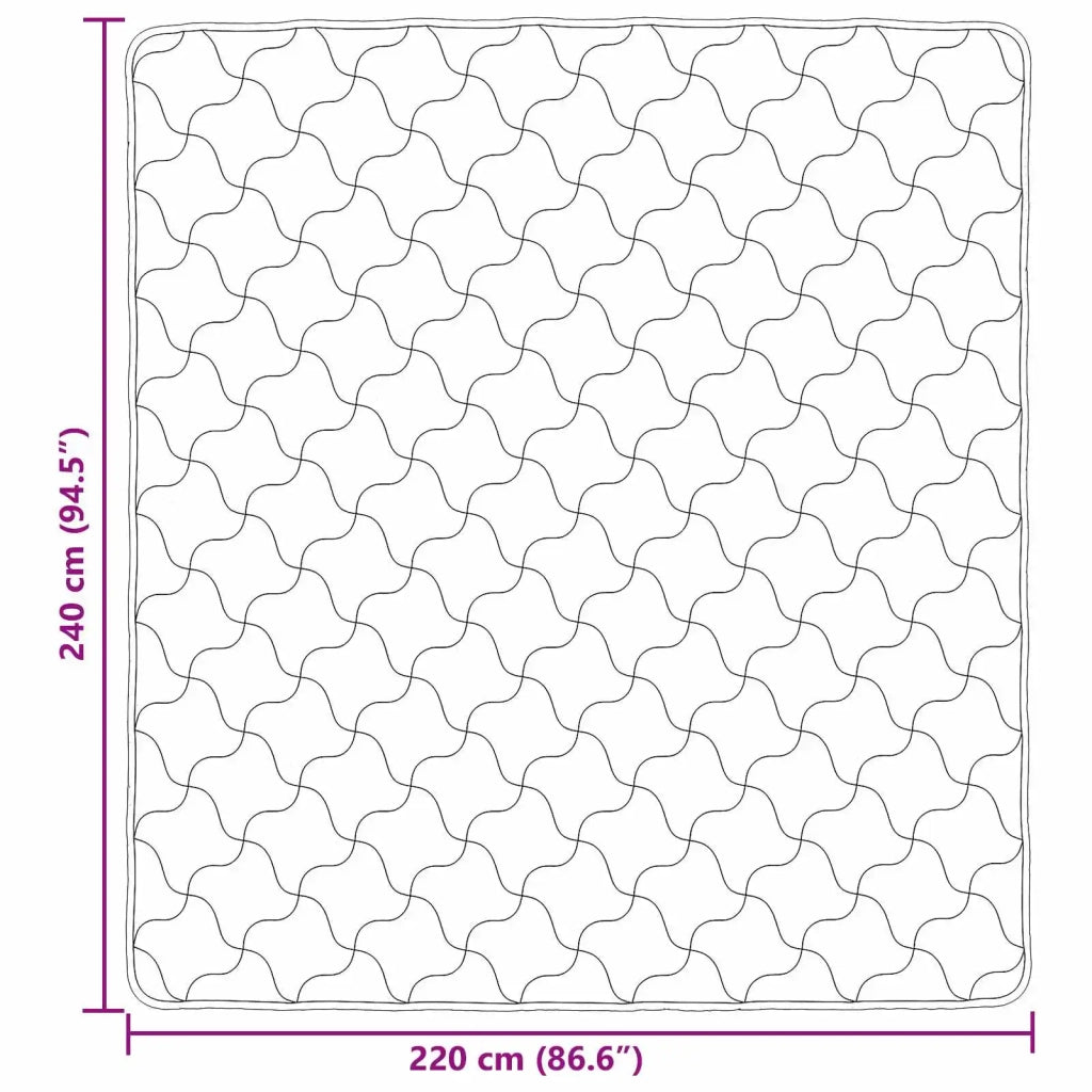 Piumone | Duvet Estivo Rosa 220 x 240 cm Microfibra e Fleece Teddy