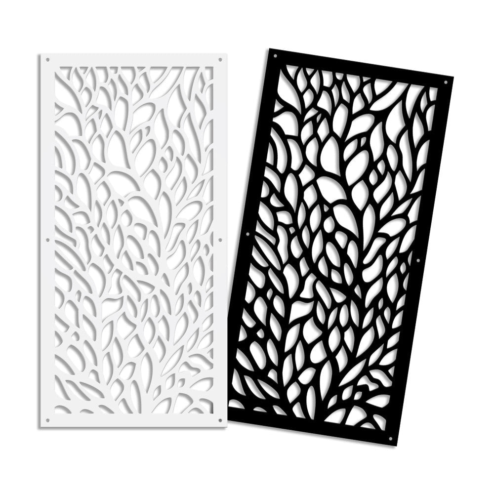 CODIUM - Pannello in PVC traforato - Parasole Colore: bianco, Misura: 47x94 cm