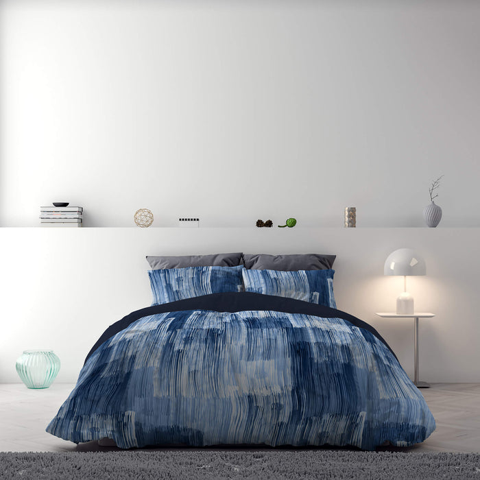 Copripiumino Singolo con Stampa sul Sacco e Federe Doubleface Paint