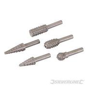 Set di 5 frese a raspa per l'utilizzo con trapani elettrici Silverline offerta