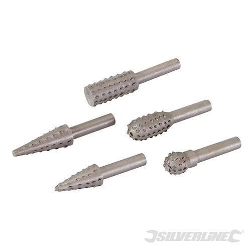 Set di 5 frese a raspa per l'utilizzo con trapani elettrici Silverline offerta