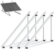 Sostegno per Pannello Solare - Sostegno in Alluminio Regolabile per Balcone e Tetto Piano - Angolo da 0 a 90 Gradi per 100W-800W