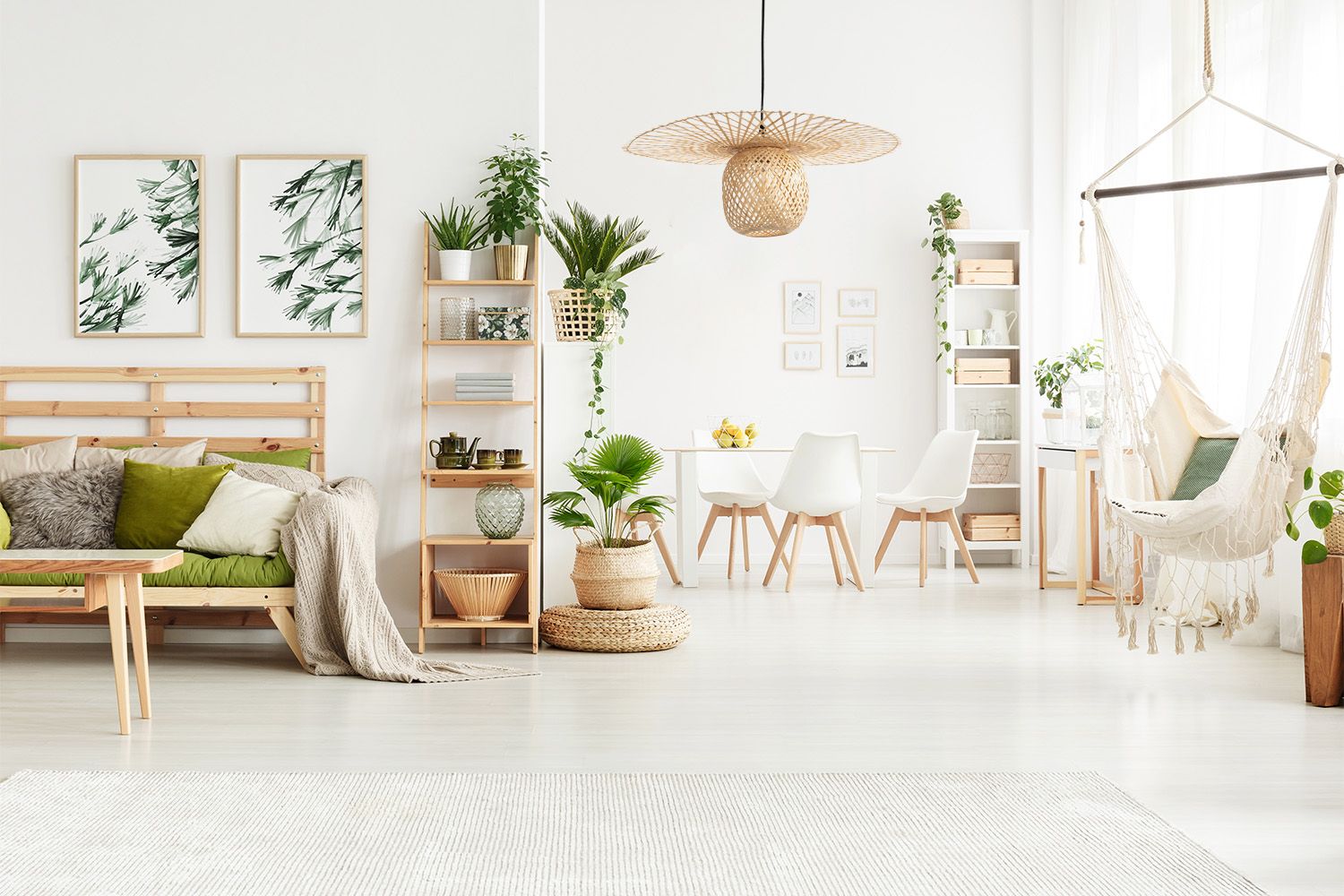 Plafoniera A Sospensione Boho Naturale APP881-1CP