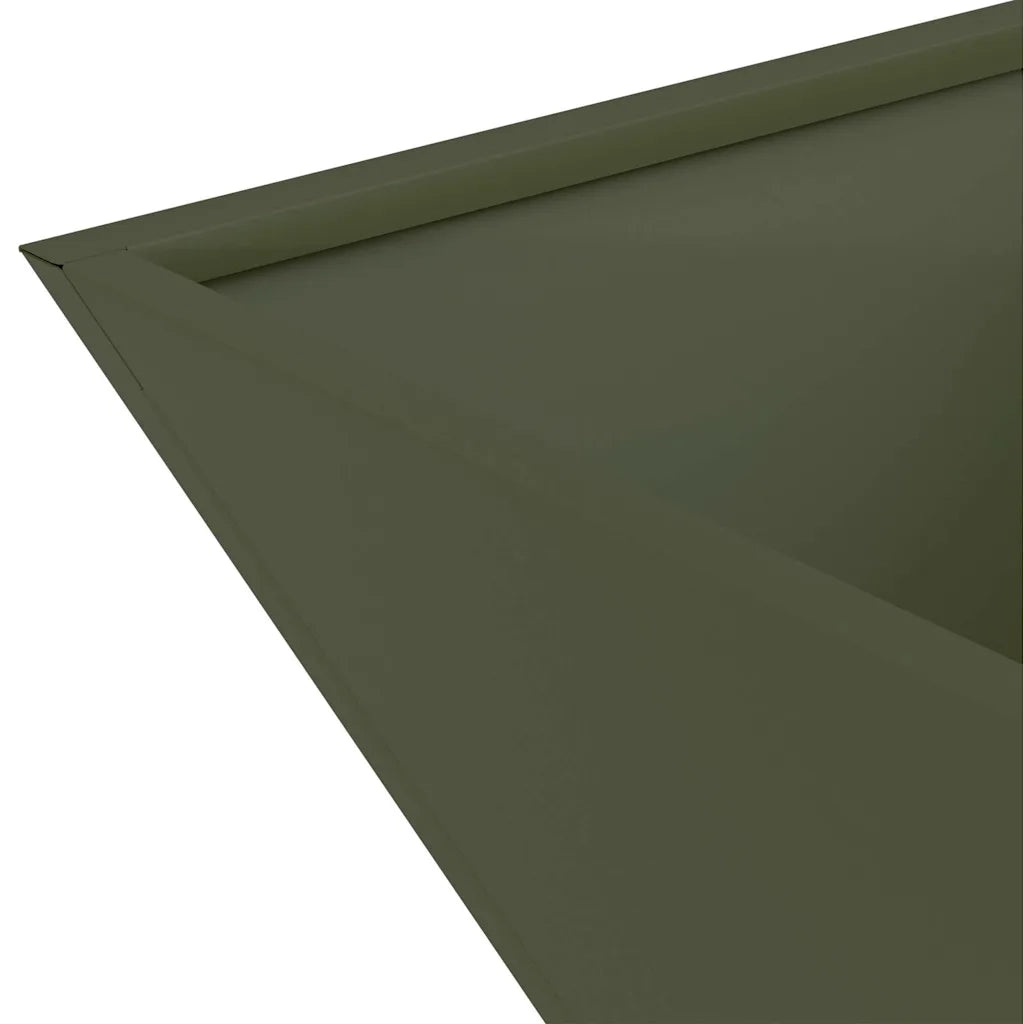 Vaso da giardino 5 pcs Verde oliva 40 x 40 x 15 cm 873817
