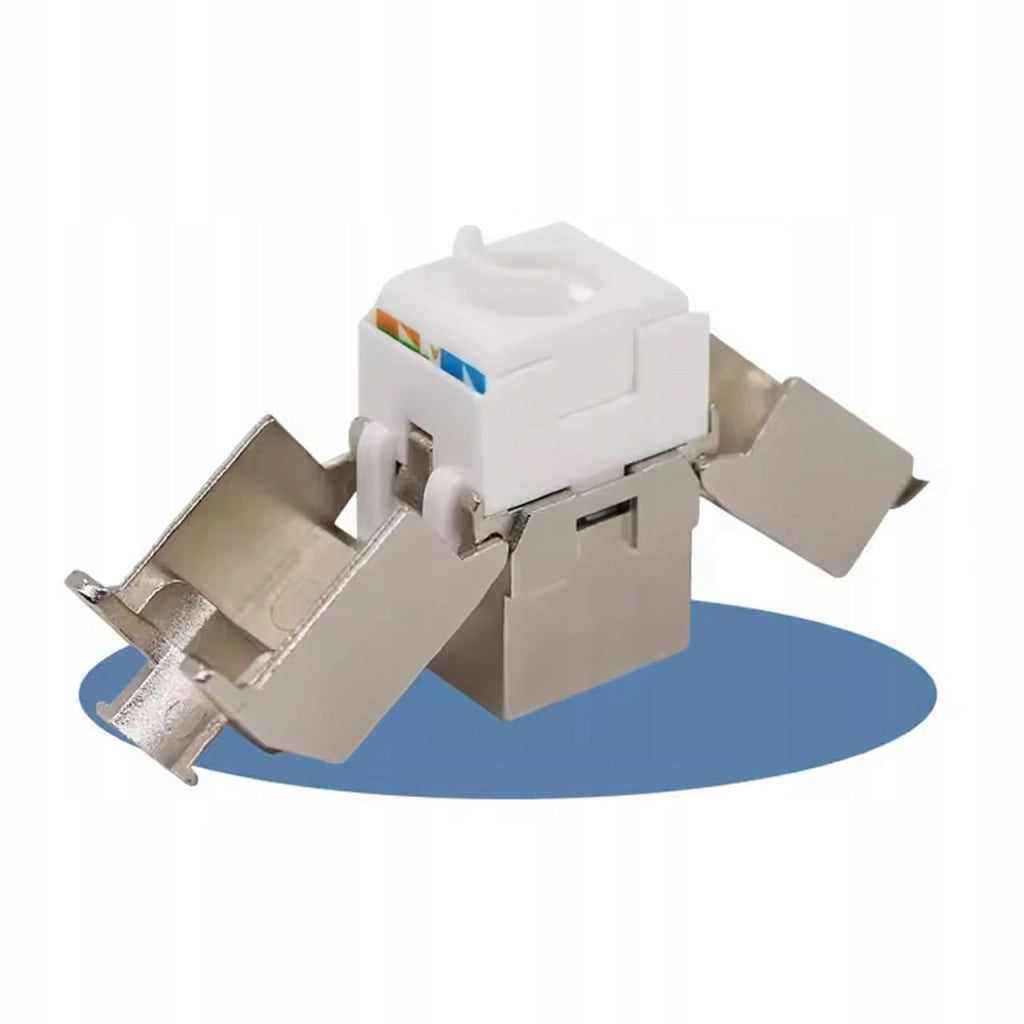 Modulo Keystone RJ-45 STP FX-RJ45-6A-16 – Categoria 6A Classe EA | 500 MHz, 10 Gb/s
