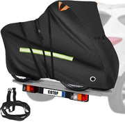 Porta biciclette 600D, copri bicicletta trasportatore acqua resistente, robusta gomma oxford copri bicicletta e-bike, gomma PU rivestita porta bicicletta per trasporto