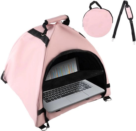 Schermo Solare per Laptop - Impermeabile - Tenda per Laptop - Schermo di Privacy - Strumento Anti-Riflesso - Cinturino Portatile - Inclusa Tasca di Riposo