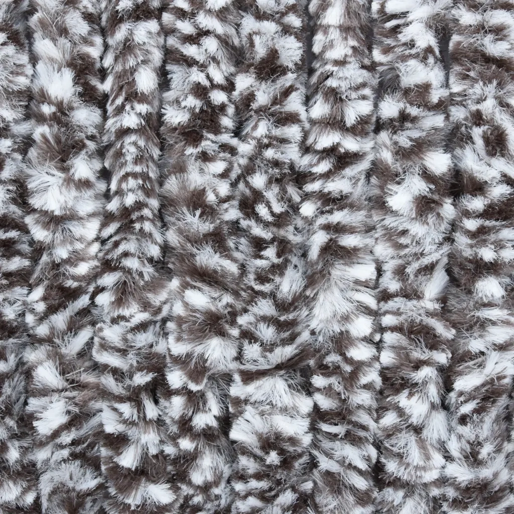 Zanzariera Marrone e Beige 56x185 cm Ciniglia CFW4118194