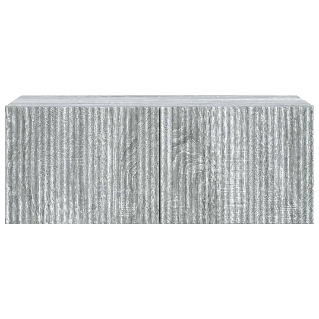 Mobile Porta TV da Muro Grigio Sonoma 78,5 x 41 x 30 cm