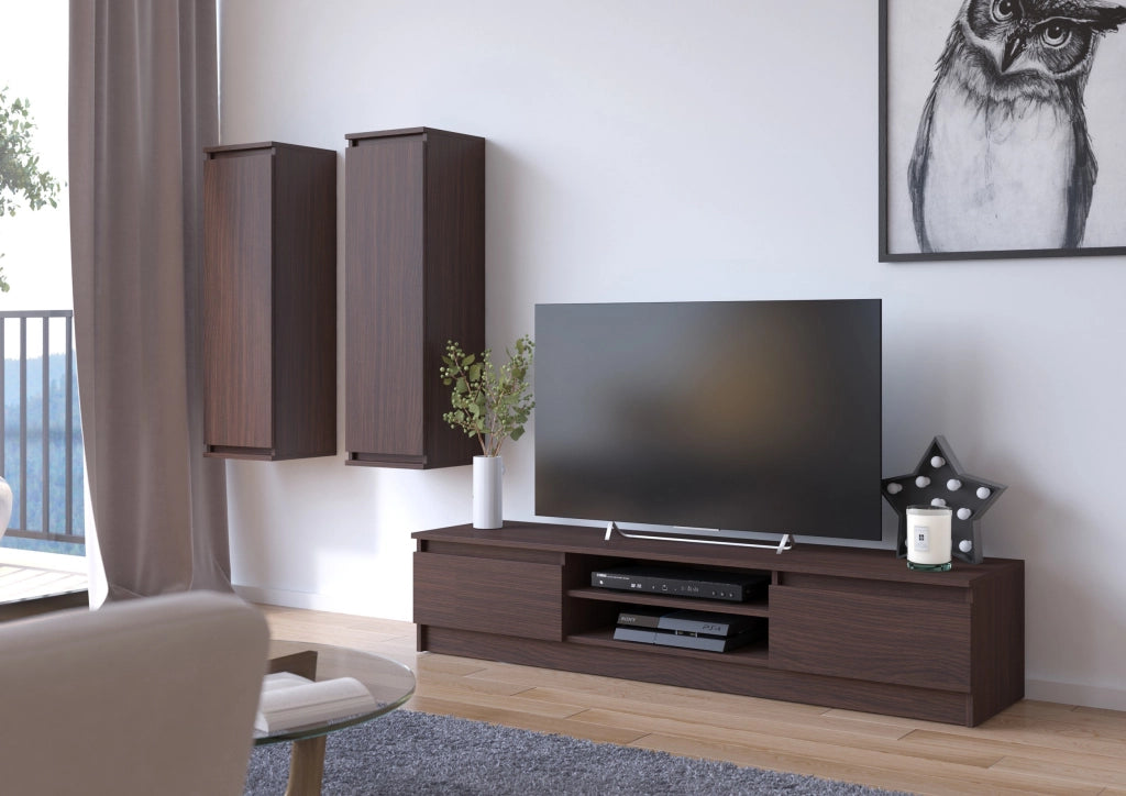 Mobile TV AKORD Wengé 160 cm 2 ante 160x40x33 cm