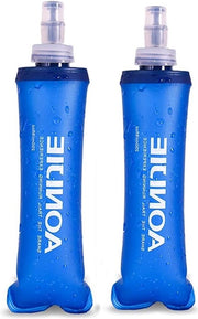 Set di 2 Ondeportabili Flaconi di 250 ML in Gomma per Ciclismo e Arrampicata