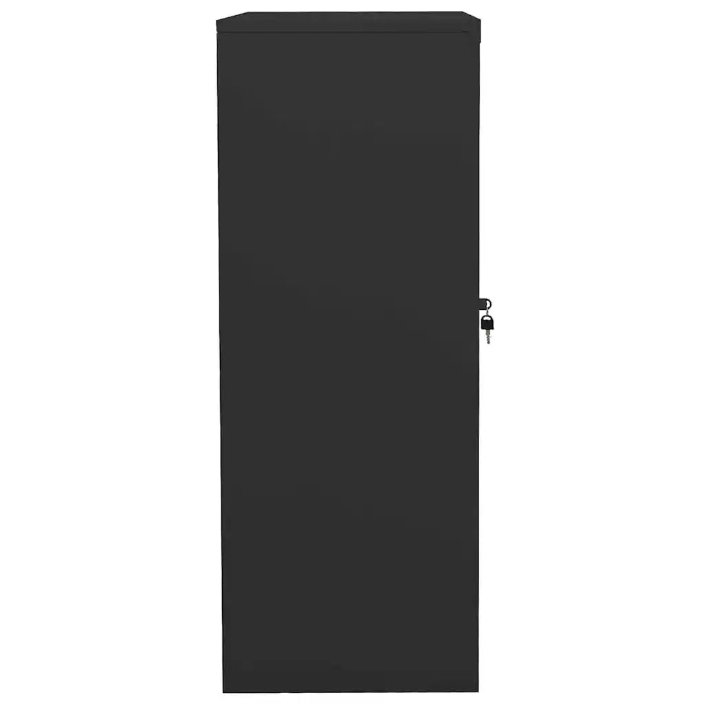 Armadio per Ufficio Antracite 90x40x105 cm in Acciaio 335937