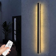 Luce di Parete per Uso Indoor ed Outdoor con Comando a Distanza - Luce di Parete Moderna a Dimmaggio IP65 Acquaintanibile per Giardino Terrazza Garage Porta d'ingresso 30 W/60 cm