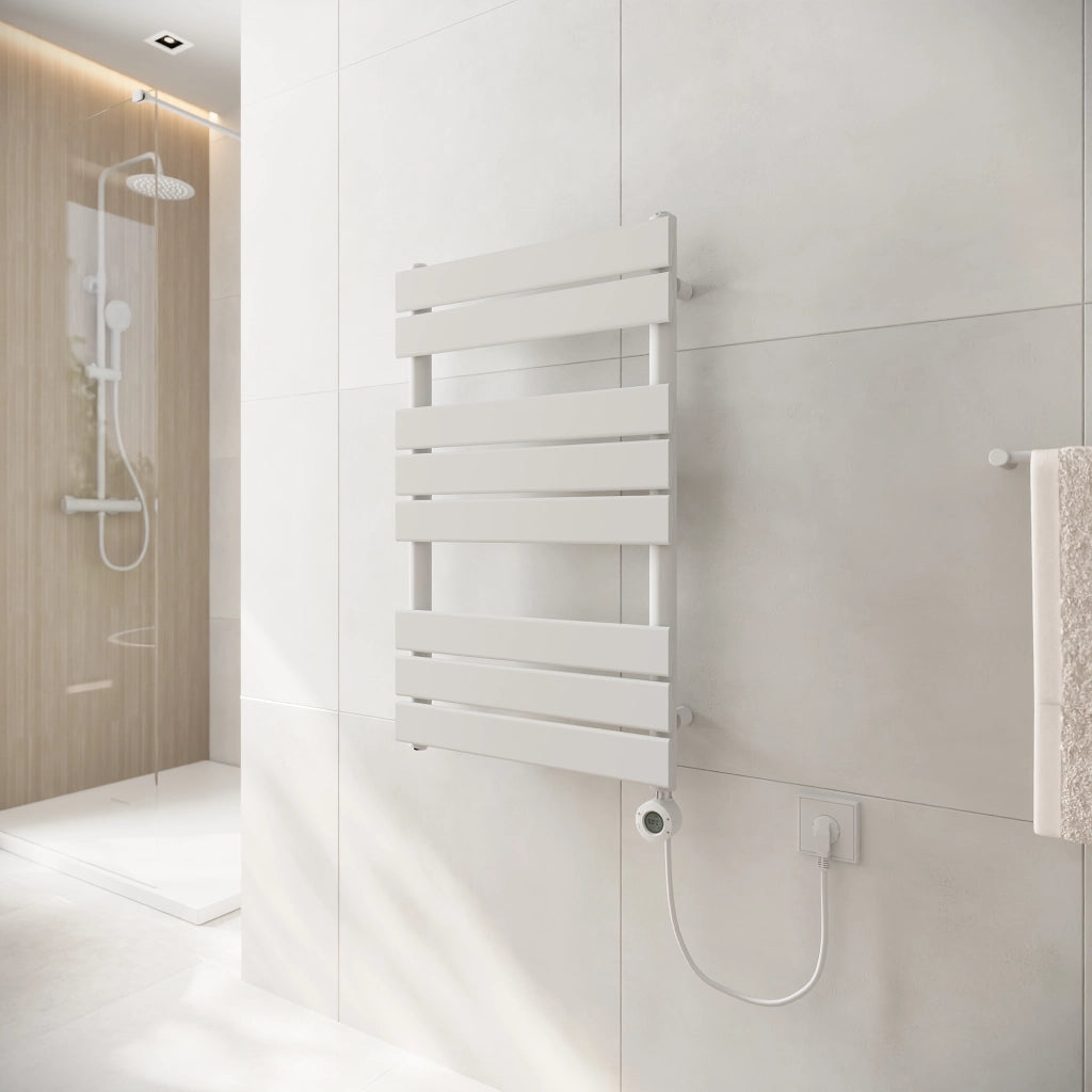 Termoarredo elettrico 800x500 bianco opaco interasse 450 | Andromeda