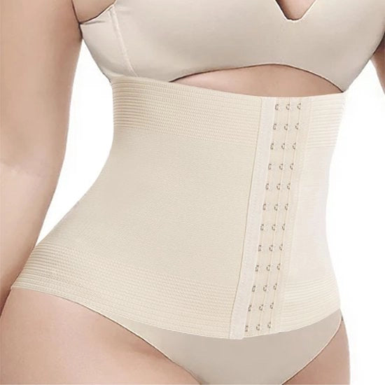 Corset per la via addominale - Adattabile e confortevole - Sostenimento postnatale - Top corset - 3 righe di ganci - Corset per la pancia