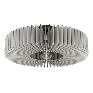 Plafoniera Moderna Palombaia Acciaio Nero 1 Luce E27
