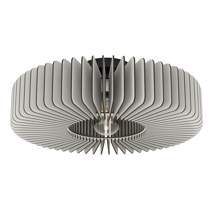 Plafoniera Moderna Palombaia Acciaio Nero 1 Luce E27
